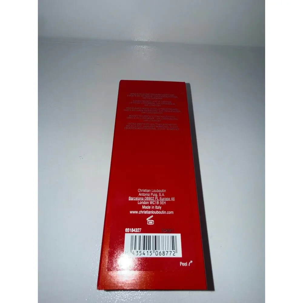 NIB Christian Louboutin Velvet Matte Lipstick Red Dramadouce 005M 3.8g / 0.13oz